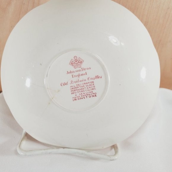 Vintage Johnson Bros Old Britain Castles Saucer 5.25" Ironstone England - Picture 5 of 9